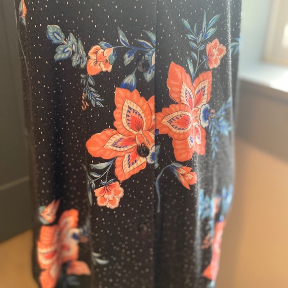 NWOT Asos floral blouse short sleeve size 2 - Picture 3 of 8